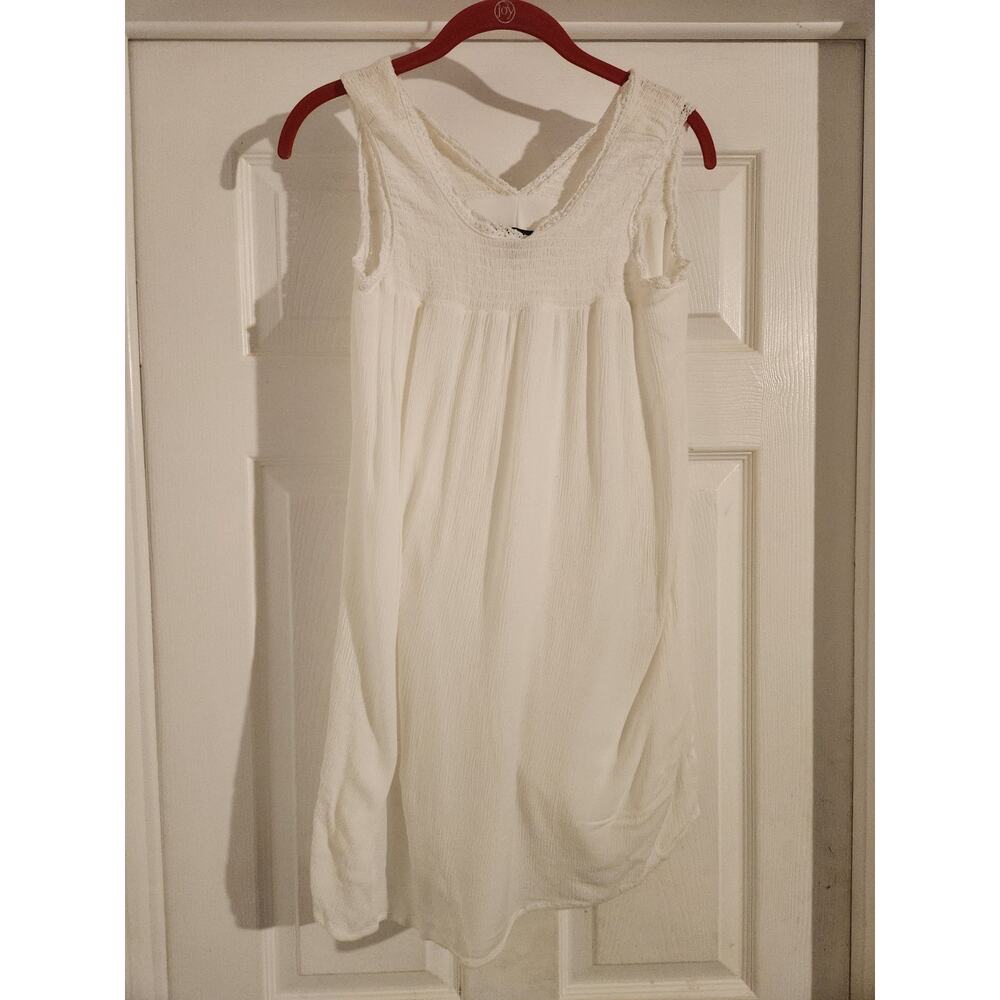 Sequin Hearts Womens Tank Top Lined White XS